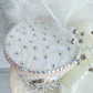 White Ivory Bridal Lace Mini Top Hat