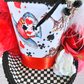 Playing Card Check Mad Hatter Mini Top Hat