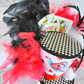 Playing Card Check Mad Hatter Mini Top Hat