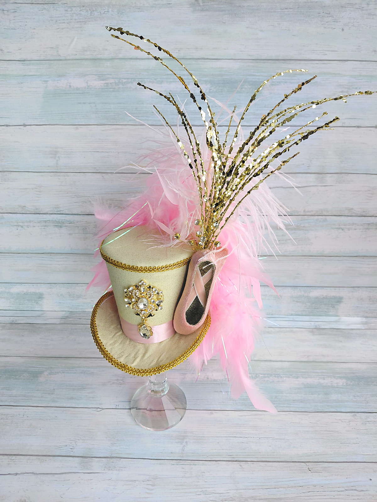 Golden Ballerina Mini Top Hat