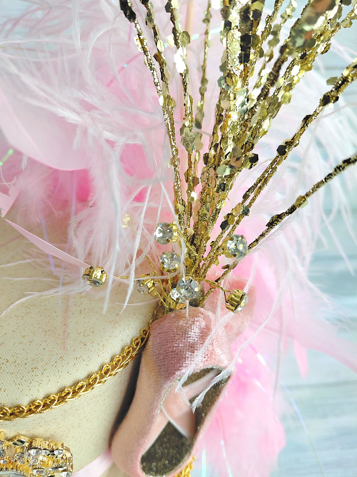 Golden Ballerina Mini Top Hat