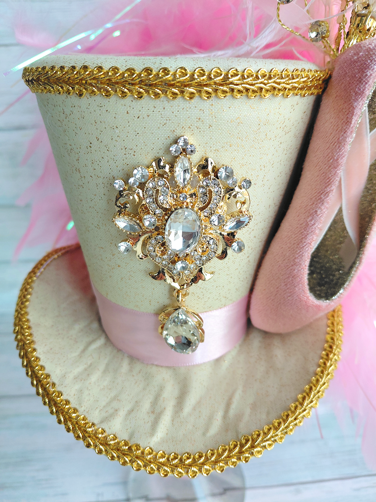 Golden Ballerina Mini Top Hat