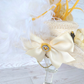 Ivory Lace Steampunk Mini Tricorn Hat