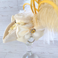 Ivory Lace Steampunk Mini Tricorn Hat
