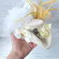 Ivory Lace Steampunk Mini Tricorn Hat