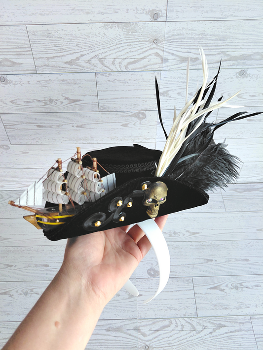 Pirate Mini Tricone Hat