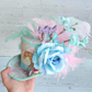 Pastel Horse Kentucky Derby Mini Top Hat