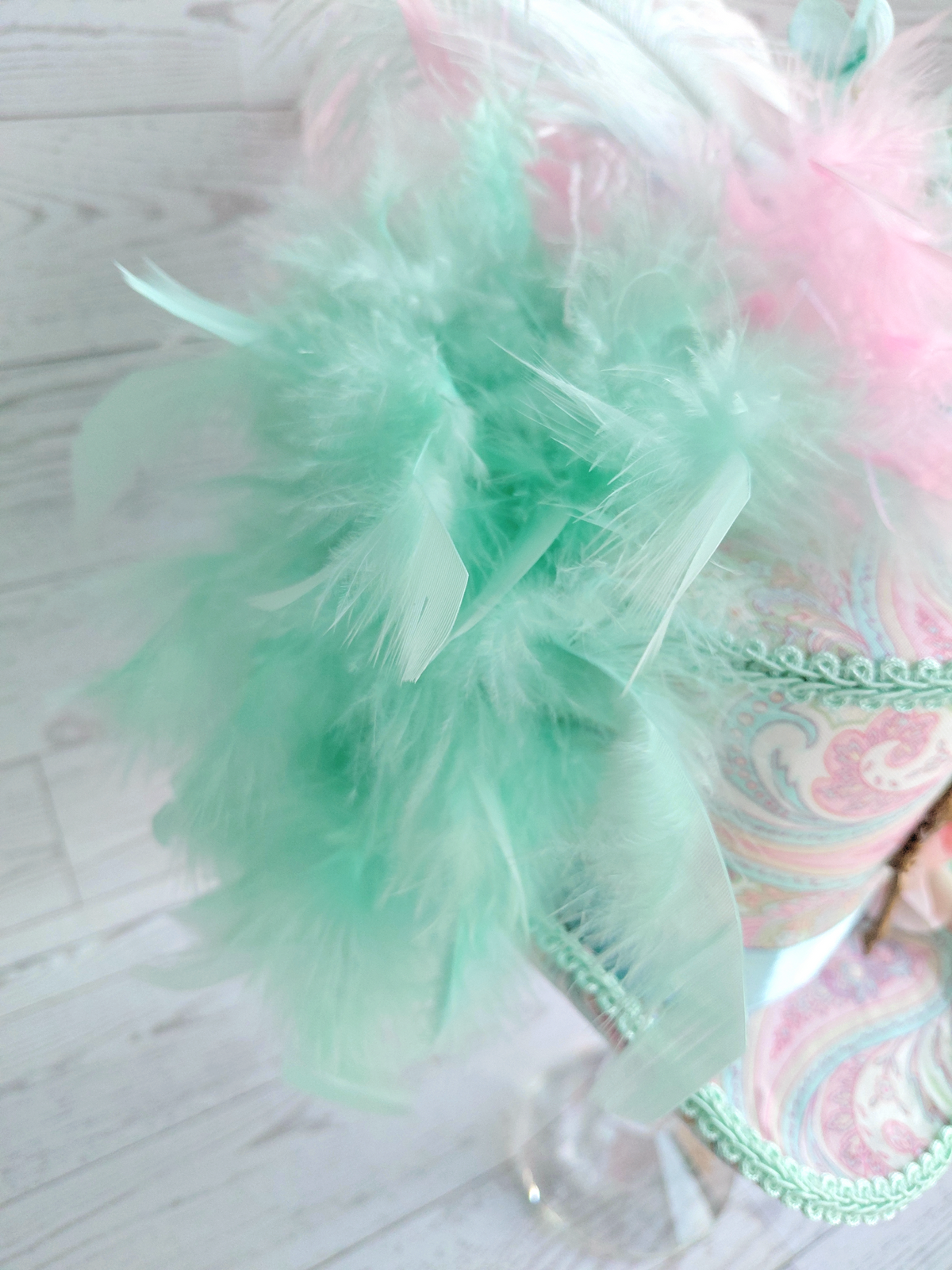 Pastel Horse Kentucky Derby Mini Top Hat