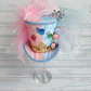 Princess Pink Blue Mini Top Hat