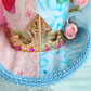 Princess Pink Blue Mini Top Hat