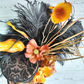 Copper Black Steampunk Mini Top Hat