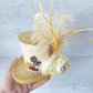 Steampunk Gold Glitter Mini Top Hat