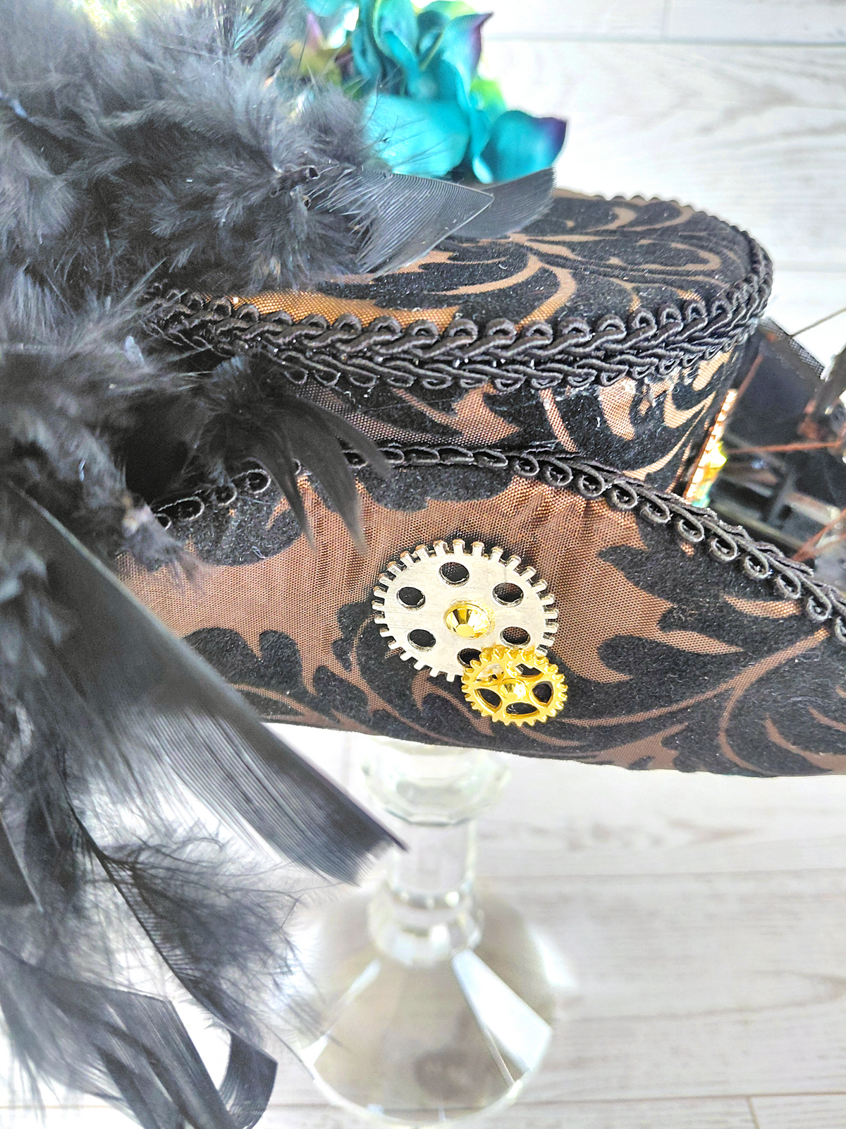 Steampunk Ship Mini Tricorn Hat