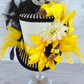 Bumblebee Sunflower Mini Top Hat