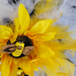 Bumblebee Sunflower Mini Top Hat
