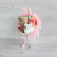 Regal Swan Floral Mini Top Hat