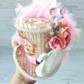 Regal Swan Floral Mini Top Hat