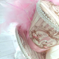 Regal Swan Floral Mini Top Hat