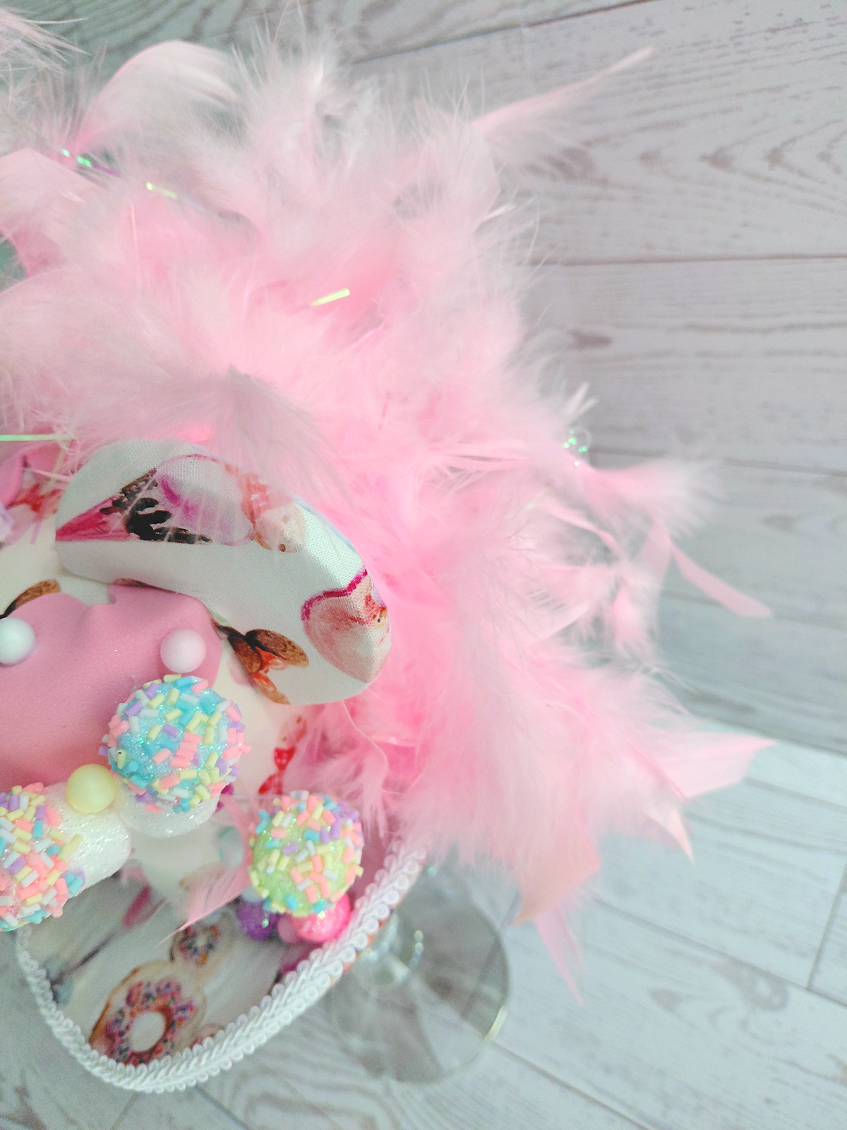 Whimsical Candy Sweets Mouse Ears Mini Top Hat