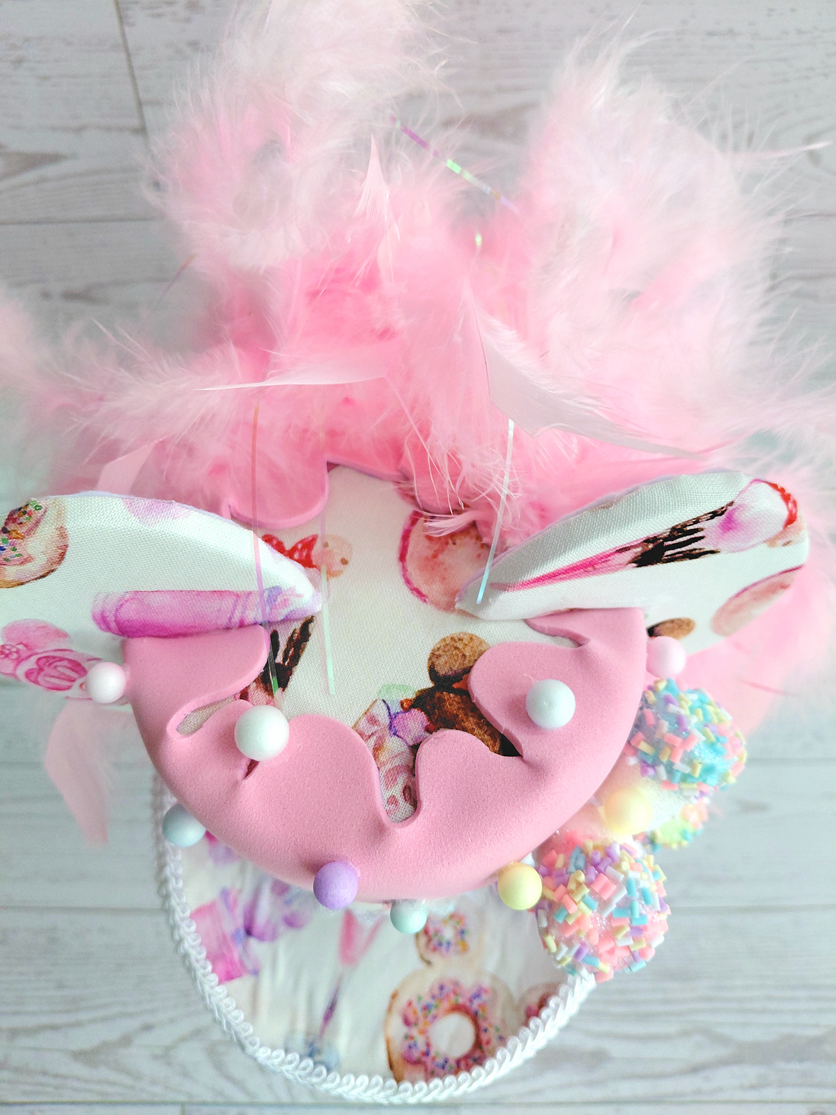 Whimsical Candy Sweets Mouse Ears Mini Top Hat