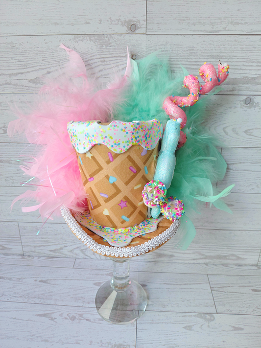 Sweets Candy Ice Cream Mini Top Hat