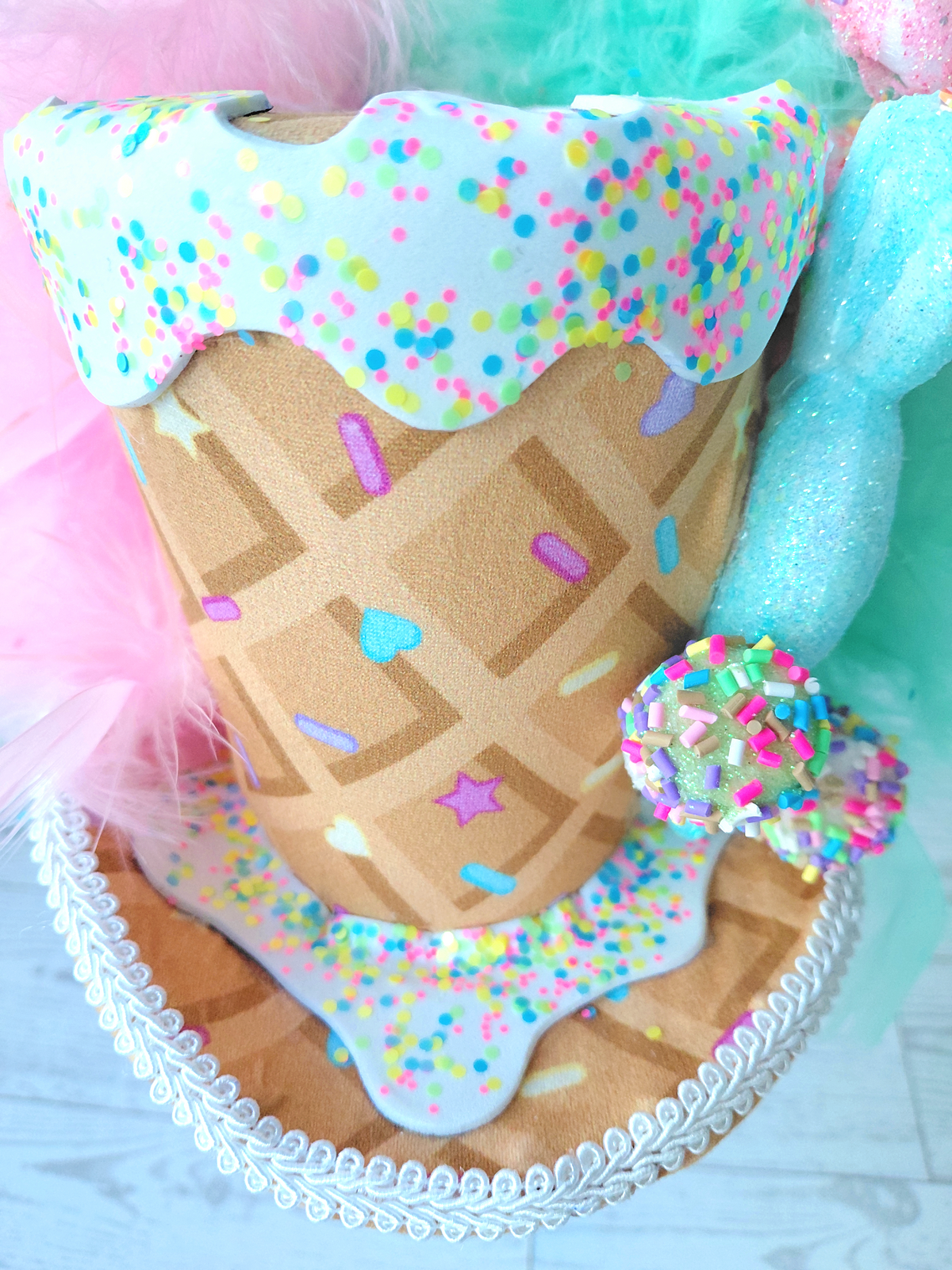 Sweets Candy Ice Cream Mini Top Hat