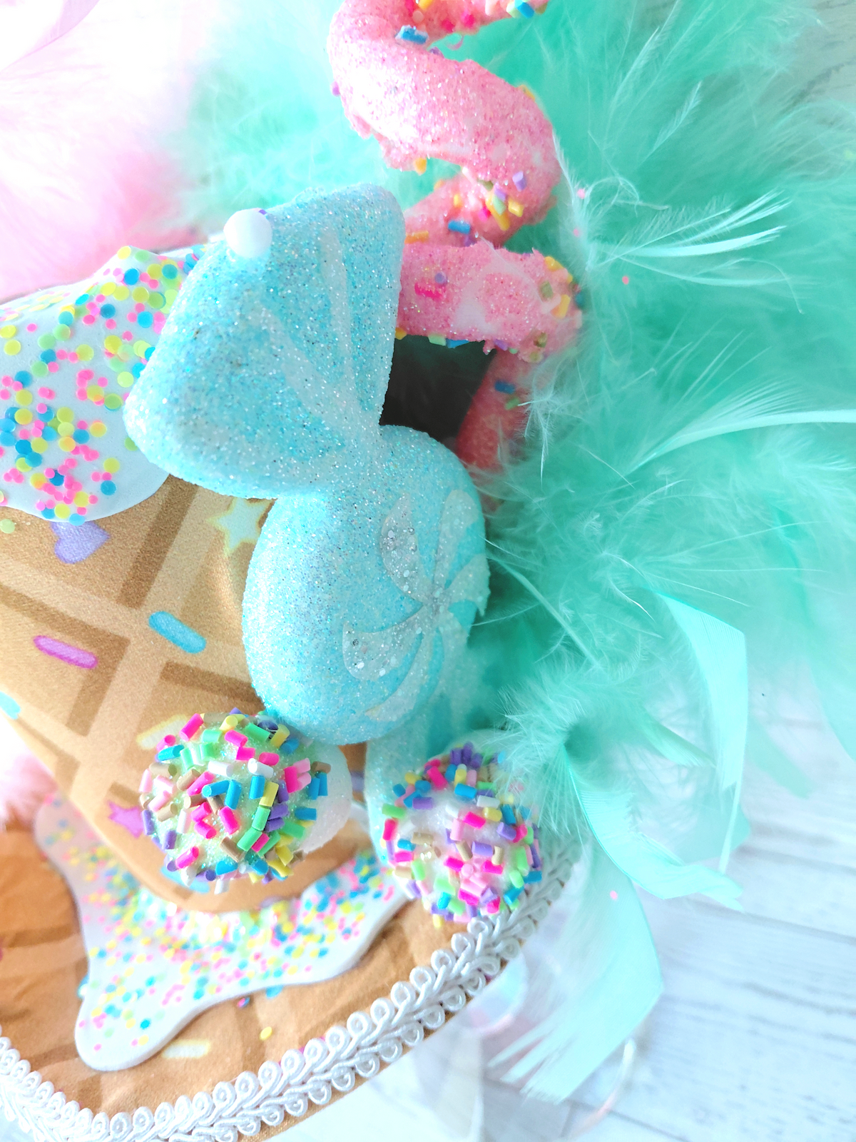 Sweets Candy Ice Cream Mini Top Hat