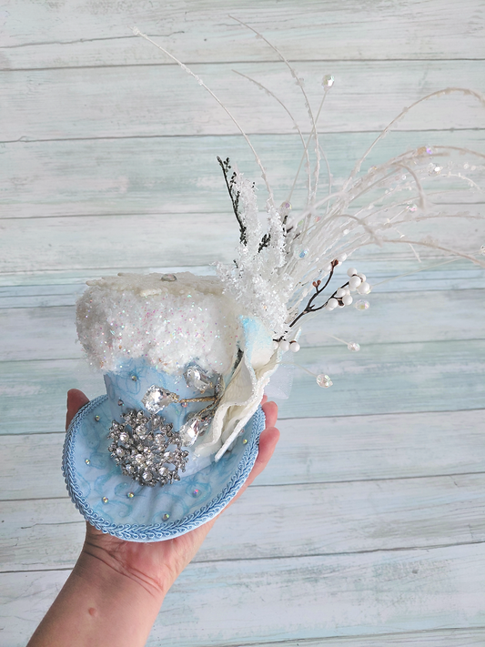 Winter Wonderland Light Up Mini Top  Hat