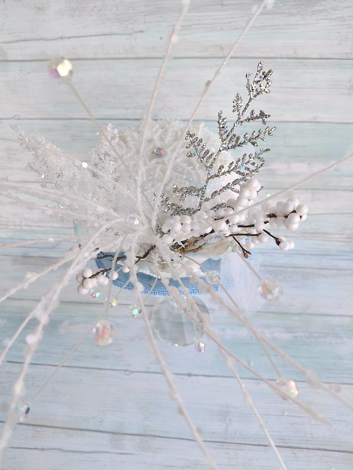Winter Wonderland Light Up Mini Top  Hat