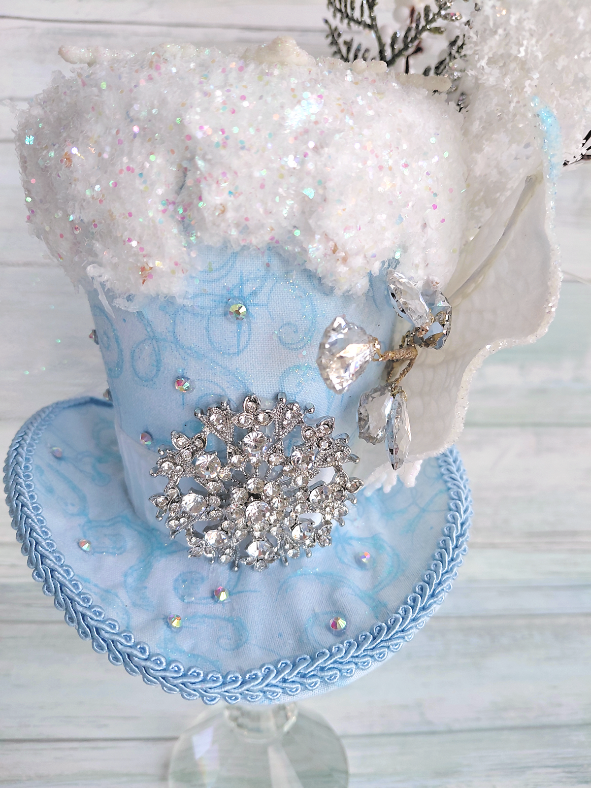 Winter Wonderland Light Up Mini Top  Hat