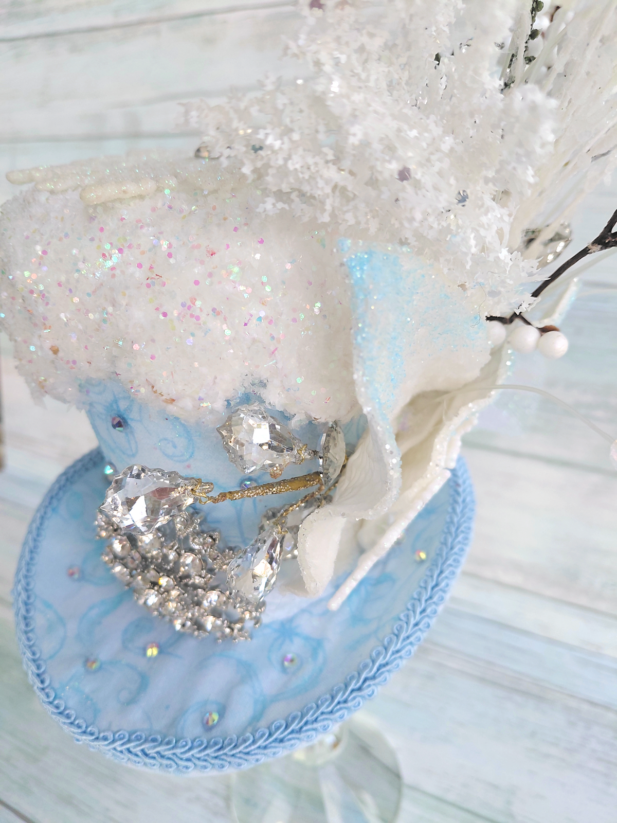 Winter Wonderland Light Up Mini Top  Hat