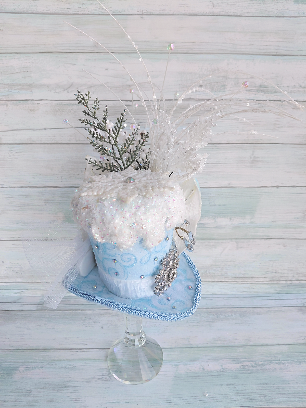 Winter Wonderland Light Up Mini Top  Hat
